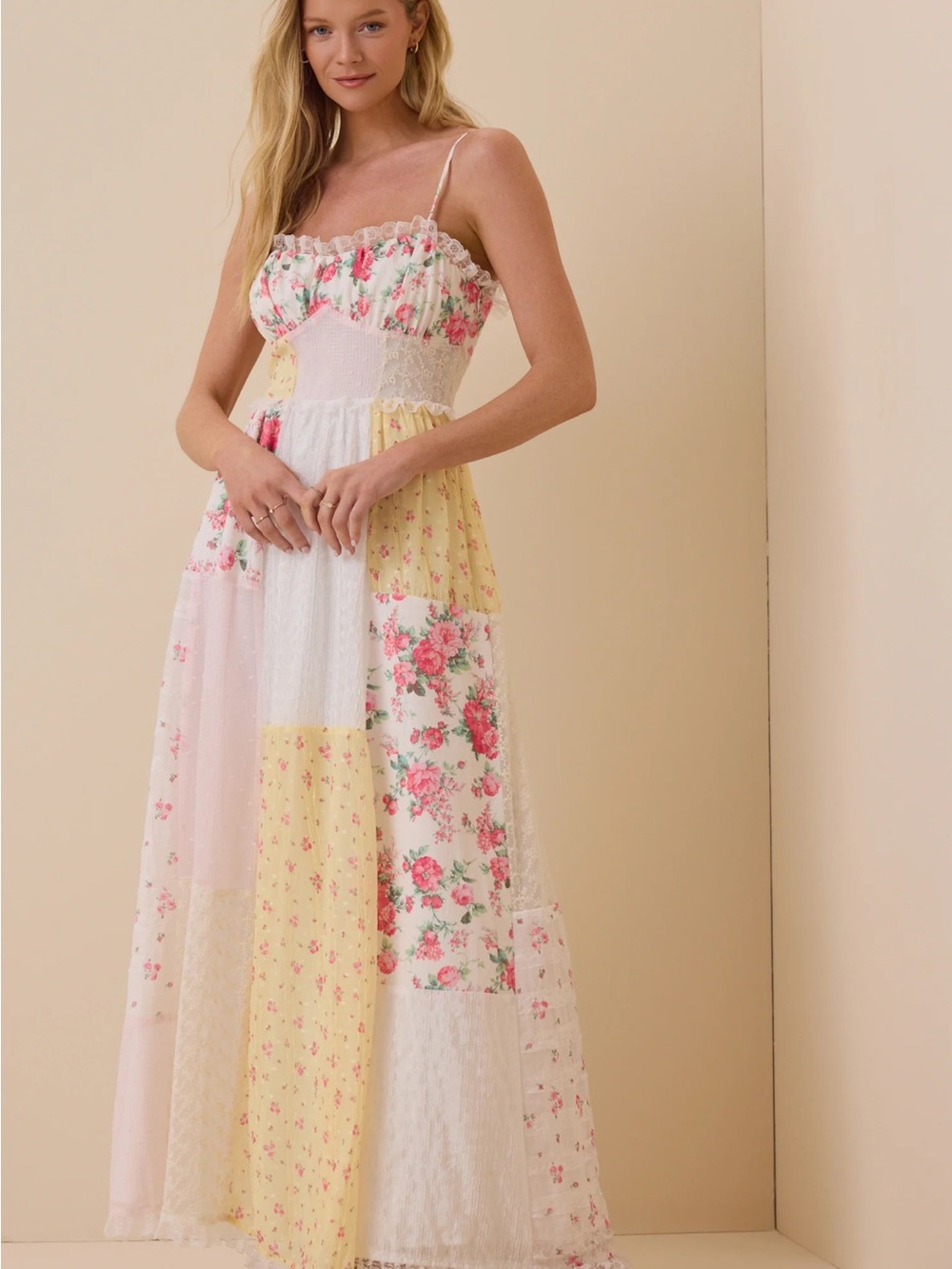 Altar’d State Lareigh Floral Maxi Dress